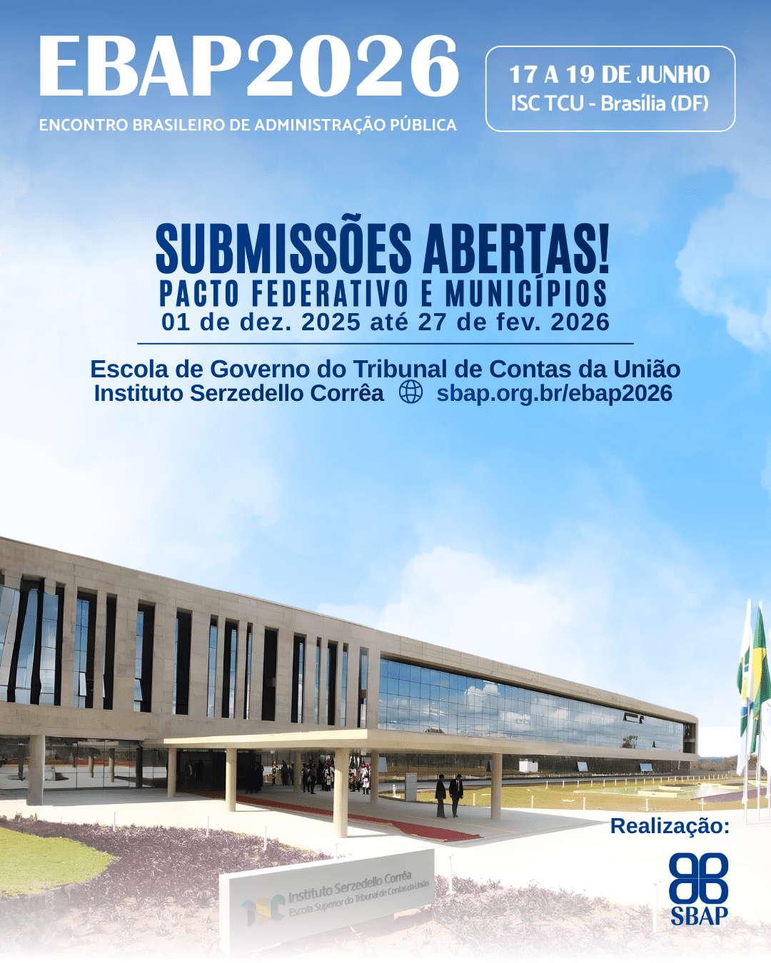 Sbap abre chamada de trabalhos para o EBAP 2026